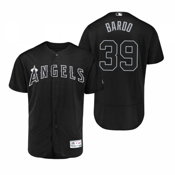 Los Angeles Angels Luke Bard Bardo Black 2019 Players' Weekend Authentic Jersey