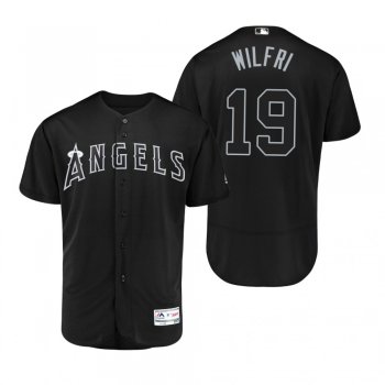 Los Angeles Angels Wilfredo Tovar Wilfri Black 2019 Players' Weekend Authentic Jersey