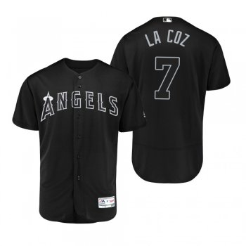 Los Angeles Angels Zack Cozart La Coz Black 2019 Players' Weekend Authentic Jersey