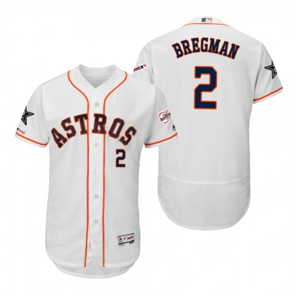 Alex Bregman Houston Astros White Flex Base 2019 MLB All-Star Game Jersey