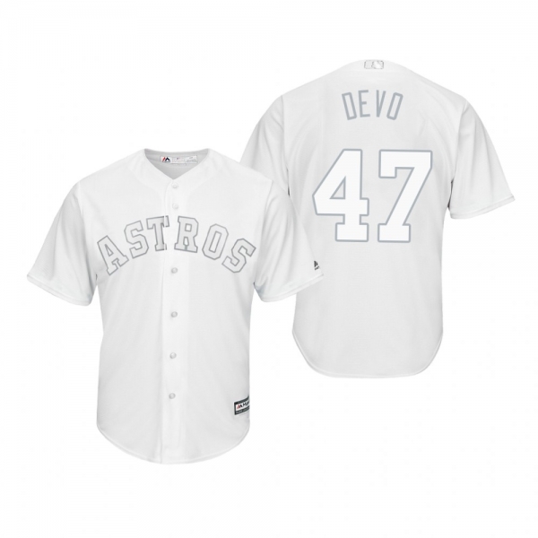 Houston Astros Chris Devenski Devo White 2019 Players' Weekend Replica Jersey