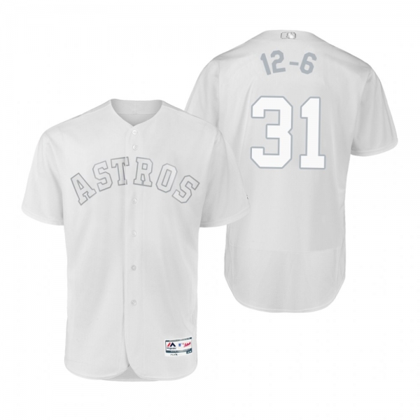 Astros Collin McHugh 12-6 White 2019 Players' Weekend Authentic Jersey