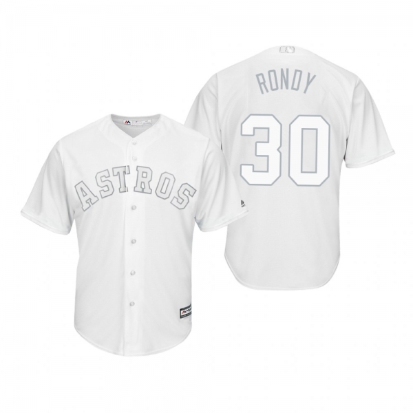 Houston Astros Hector Rondon Rondy White 2019 Players' Weekend Replica Jersey