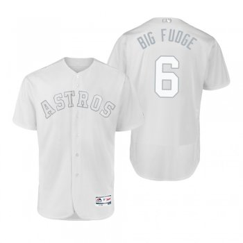 Houston Astros Jake Marisnick Big Fudge White 2019 Players' Weekend Authentic Jersey