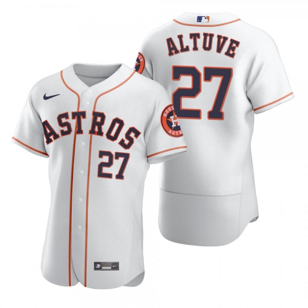 Houston Astros Jose Altuve Nike White 2020 Authentic Jersey