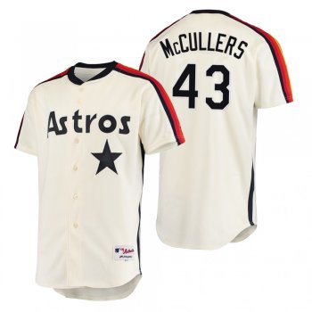 Houston Astros Lance McCullers Cream Oilers vs. Astros Cooperstown Collection Jersey