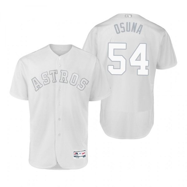 Astros Roberto Osuna Osuna White 2019 Players' Weekend Authentic Jersey