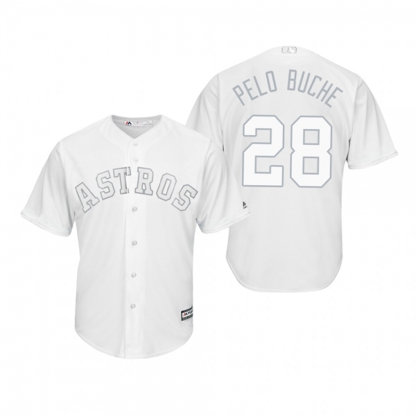 Houston Astros Robinson Chirinos Pelo Buche White 2019 Players' Weekend Replica Jersey