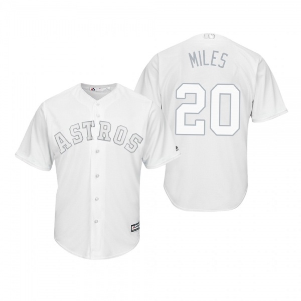 Houston Astros Wade Miley Miles White 2019 Players' Weekend Replica Jersey