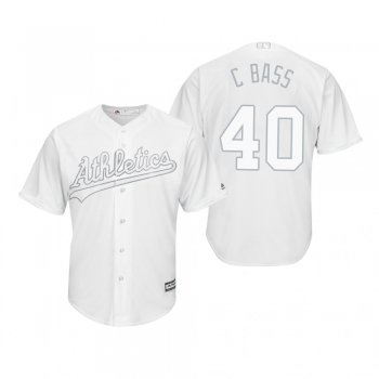 Oakland Athletics Chris Bassitt C Bass White 2019 Players' Weekend Replica Jersey