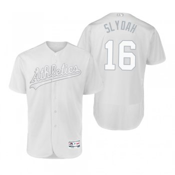 Oakland Athletics Liam Hendriks Slydah White 2019 Players' Weekend Authentic Jersey