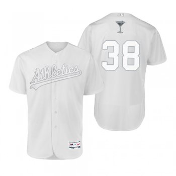 Oakland Athletics Nick Martini White 2019 Players' Weekend Authentic Jersey