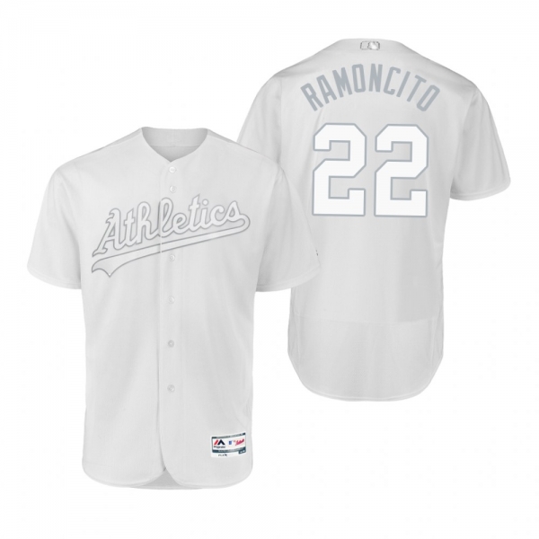 Oakland Athletics Ramon Laureano Ramoncito White 2019 Players' Weekend Authentic Jersey