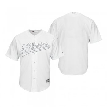 Oakland Athletics White 2019 Players' Weekend Majestic Team Jersey