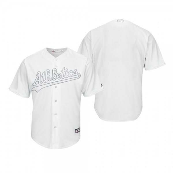 Oakland Athletics White 2019 Players' Weekend Majestic Team Jersey