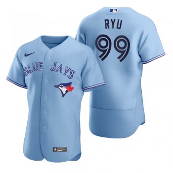 Men's Toronto Blue Jays Hyun-Jin Ryu Nike Light Blue Authentic 2020 Alternate Jersey