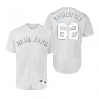 Blue Jays Jacob Waguespack Waguespack White 2019 Players' Weekend Authentic Jersey