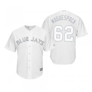 Toronto Blue Jays Jacob Waguespack Waguespack White 2019 Players' Weekend Replica Jersey