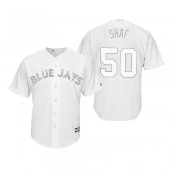 Toronto Blue Jays Justin Shafer Shaf White 2019 Players' Weekend Replica Jersey