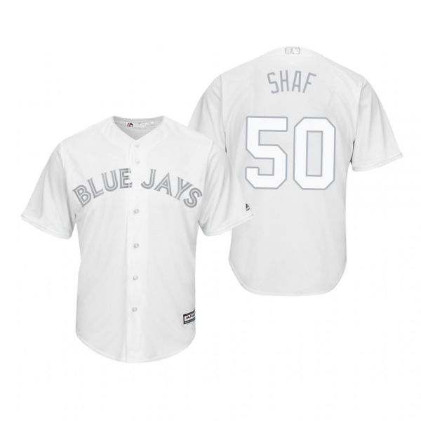 Toronto Blue Jays Justin Shafer Shaf White 2019 Players' Weekend Replica Jersey