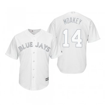 Toronto Blue Jays Justin Smoak Moakey White 2019 Players' Weekend Replica Jersey