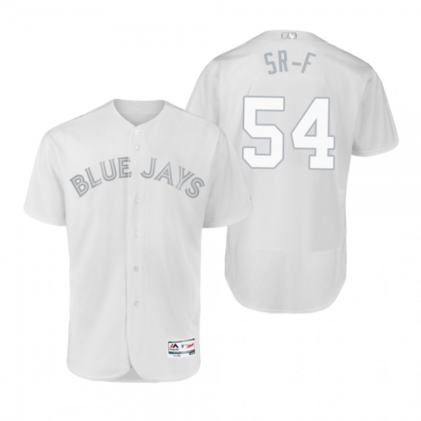 Toronto Blue Jays Sean Reid-Foley Sr-F White 2019 Players' Weekend Authentic Nickname Jersey