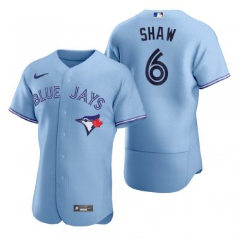 Men's Toronto Blue Jays Travis Shaw Nike Light Blue Authentic 2020 Alternate Jersey