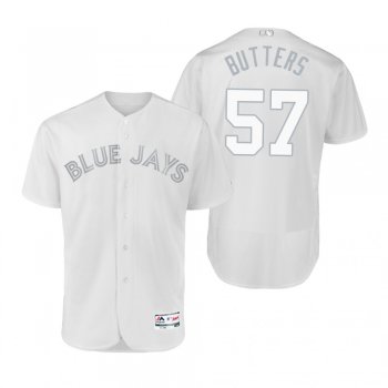 Blue Jays Trent Thornton Butters White 2019 Players' Weekend Authentic Jersey