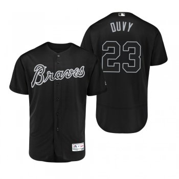 Atlanta Braves Adam Duvall Duvy Black 2019 Players' Weekend Authentic Jersey