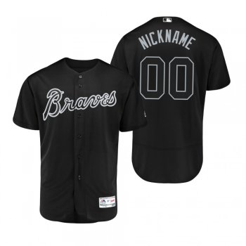 Atlanta Braves Custom Black 2019 Players' Weekend Nickname Authentic Jersey