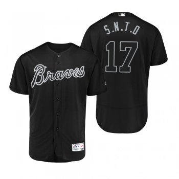 Atlanta Braves Johan Camargo S.N.T.O Black 2019 Players' Weekend Authentic Jersey