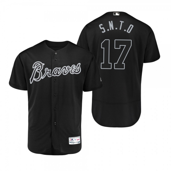 Atlanta Braves Johan Camargo S.N.T.O Black 2019 Players' Weekend Authentic Jersey