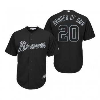 Atlanta Braves Josh Donaldson Bringer Of Rain Black 2019 Players' Weekend Replica Jersey