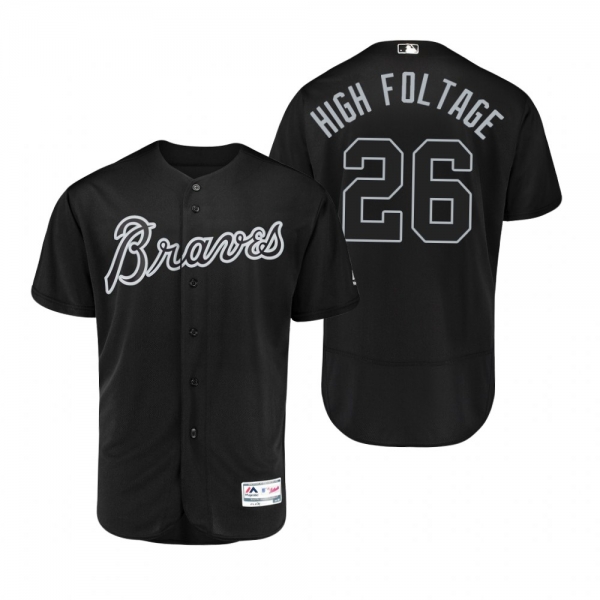 Atlanta Braves Mike Foltynewicz High Foltage Black 2019 Players' Weekend Authentic Jersey