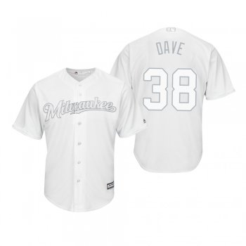 Milwaukee Brewers Devin Williams Dave White 2019 Players' Weekend Replica Jersey