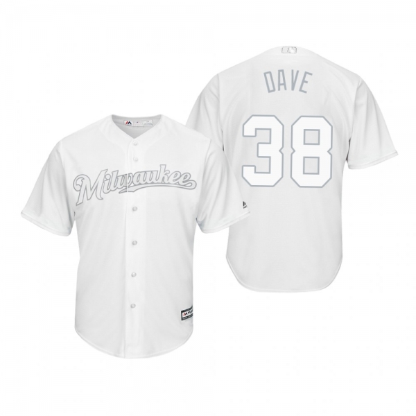 Milwaukee Brewers Devin Williams Dave White 2019 Players' Weekend Replica Jersey