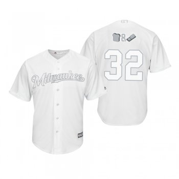 Milwaukee Brewers Jeremy Jeffress White 2019 Players' Weekend Replica Jersey