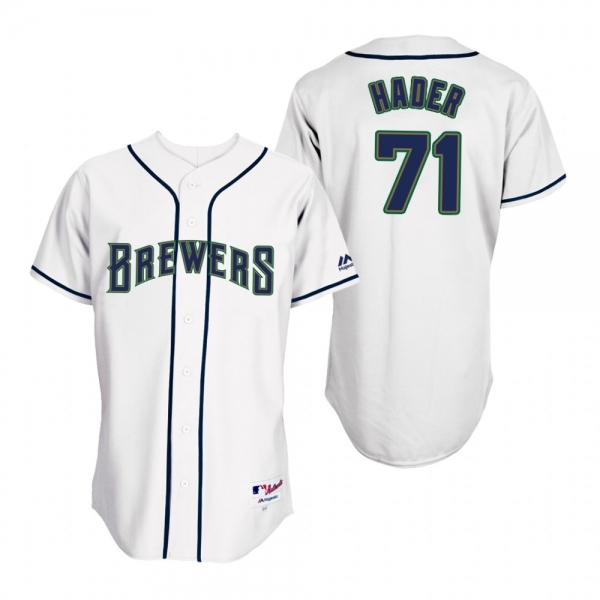 Brewers Josh Hader White 1994 Turn Back the Clock Throwback Jersey