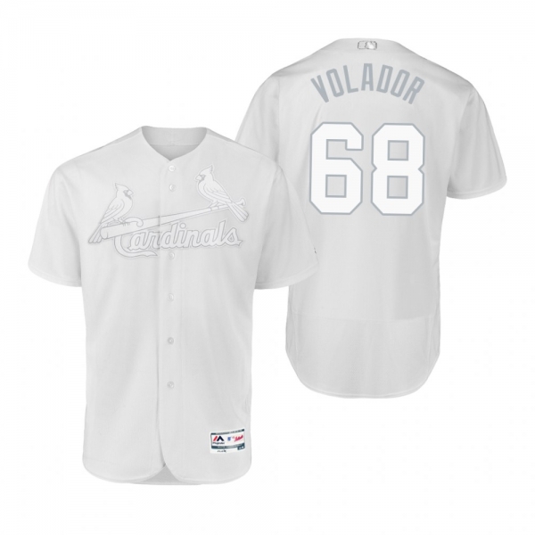 St. Louis Cardinals Adalberto Mejia Volador White 2019 Players' Weekend Authentic Jersey