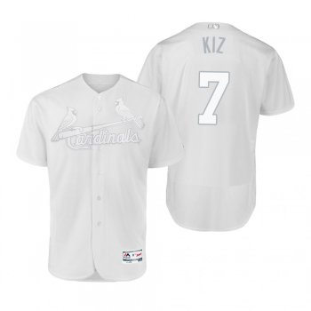 St. Louis Cardinals Andrew Knizner Kiz White 2019 Players' Weekend Authentic Jersey