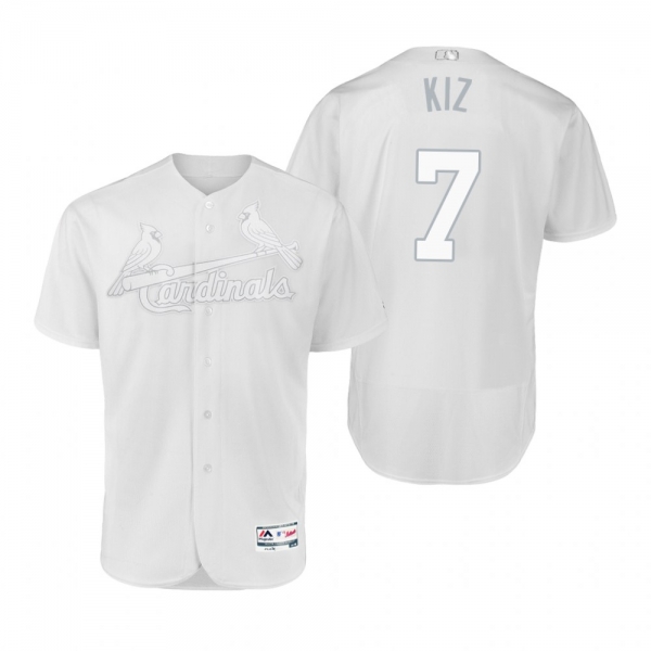 St. Louis Cardinals Andrew Knizner Kiz White 2019 Players' Weekend Authentic Jersey