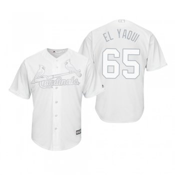 St. Louis Cardinals Giovanny Gallegos El Yaqui White 2019 Players' Weekend Replica Jersey