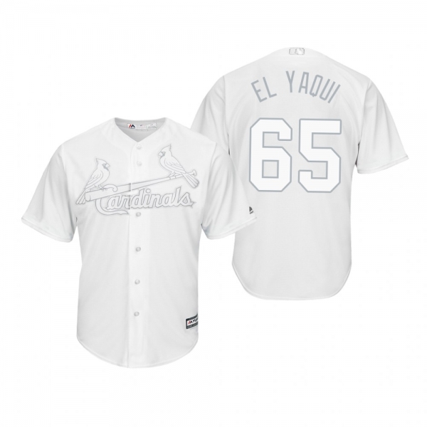 St. Louis Cardinals Giovanny Gallegos El Yaqui White 2019 Players' Weekend Replica Jersey