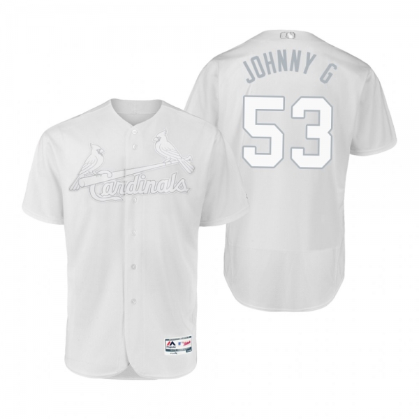 St. Louis Cardinals John Gant Johnny G White 2019 Players' Weekend Authentic Jersey