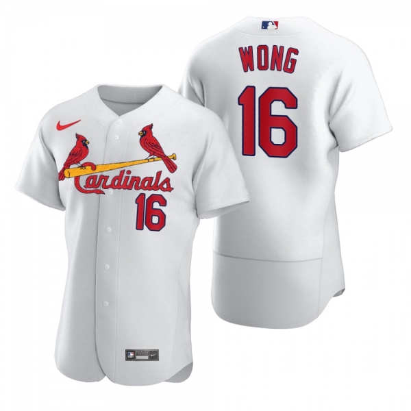 St. Louis Cardinals Kolten Wong Nike White 2020 Authentic Jersey