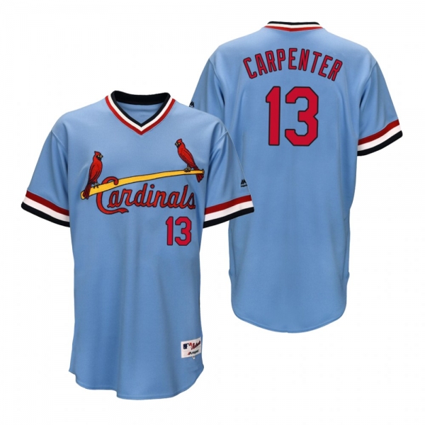 Cardinals Matt Carpenter Light Blue 1984 Turn Back the Clock Throwback Jersey