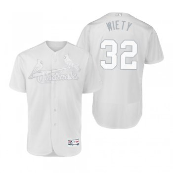 St. Louis Cardinals Matt Wieters Wiety White 2019 Players' Weekend Authentic Jersey