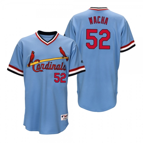 Cardinals Michael Wacha Light Blue 1984 Turn Back the Clock Throwback Jersey