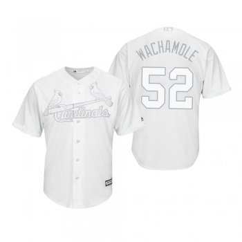 St. Louis Cardinals Michael Wacha Wachamole White 2019 Players' Weekend Replica Jersey