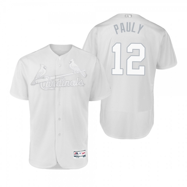 St. Louis Cardinals Paul DeJong Pauly White 2019 Players' Weekend Authentic Jersey